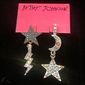 Betsey Johnson pierced earrings
